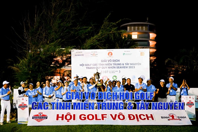 Đội Nam Hội golf Quảng Nam thắng giải vô địch Hội golf các tỉnh miền Trung & Tây Nguyên
